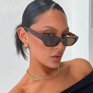 Rectangular Sunshade Fashion Glasses